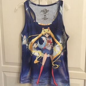 Hot Topic Sailor Moon Crystal Racerback Tank Top